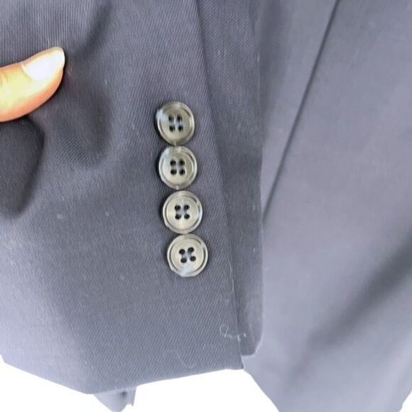 Jos.‎ A. Bank Men's Single Breasted  Coat Chelsea Wool Traveler TF Navy Size 48L - Picture 6 of 8